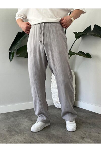 Quik-max MÜSLİN BAGGY KALIP PANTOLON