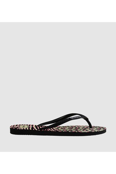 Havaianas Black HAV. SLIM ANIMALS MIX Women's Sandal