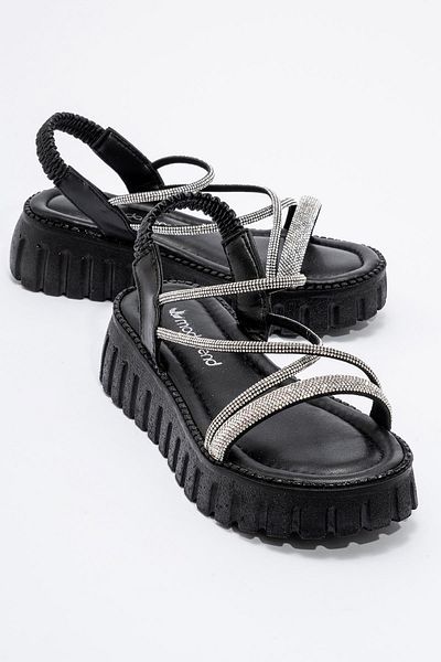 CCWAY AYAKKABI Woman's buckled ballet black