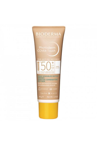 Bioderma Fluid Cover Touch cu SPF50+ Photoderm, 40 ml, Nuanță deschisă