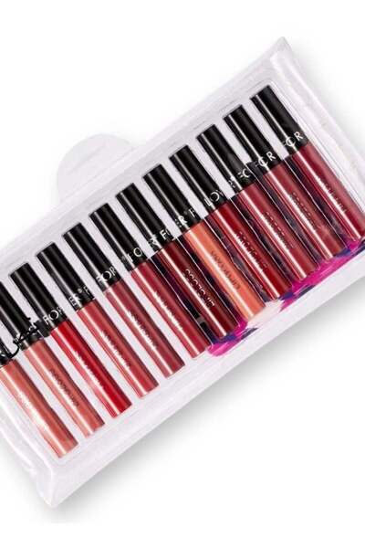 FOR LOVER أحمر شفاه سائل، 12 قطعة