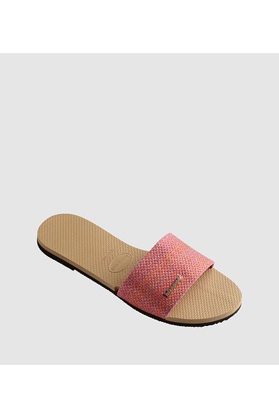Havaianas Gold-colored HAV. YOU MALTA Women's Sandal