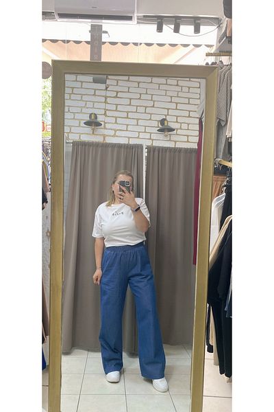 TUBA TOPTAŞ Thin Jeans Palazzo Pants