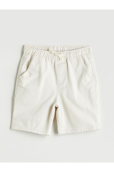 LC Waikiki Basic Elastic Waist Lace-Up Boy's Shorts