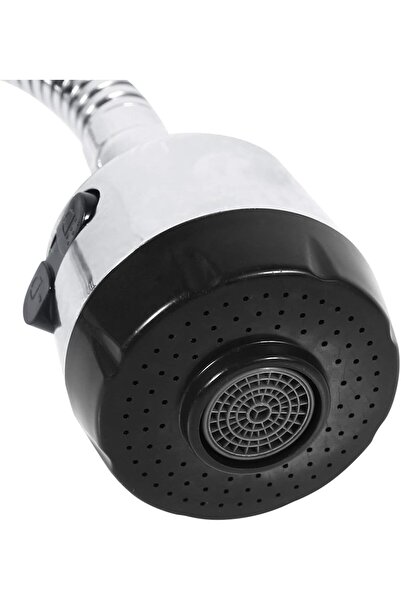 Generic 304 Stainless Steel Kitchen Sink Faucet with Flexible Pipe Dual Function Sprayer– 360° Swivel Spout.