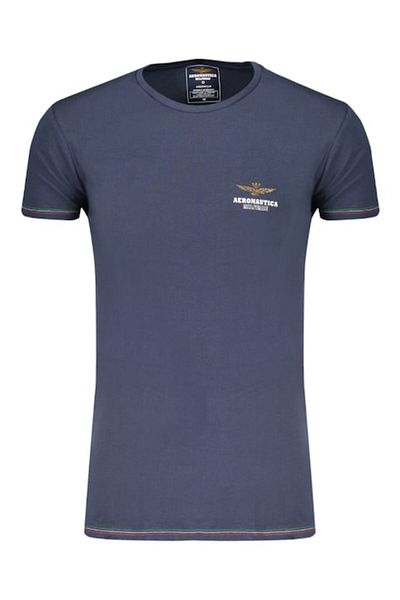 Aeronautica Militare Tricou barbati cu aplicatie logo, Aeronautica Militare, albastru, M