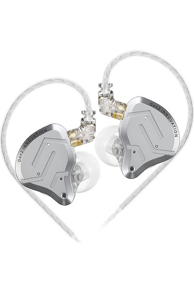 KZ KZ ZSN Pro 2 Generation Earphones, Hybrid 1BA+1DD 10mm, Metal, HIFI, Sport, ANC Noise Cancelling, Microphone, Black