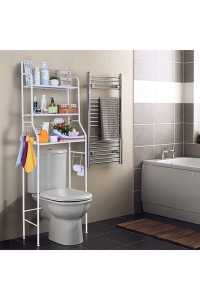 foryou Space Saving Organizer 3-Tier Adjustable Toilet Storage