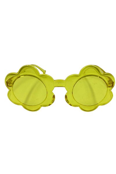 kidspartim Party Glasses Mica Daisy Model Yellow