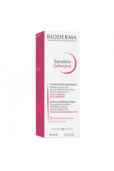 Bioderma Cremă calmantă Sensibio Defensive, Bioderma, Cremă de față, 40 ml