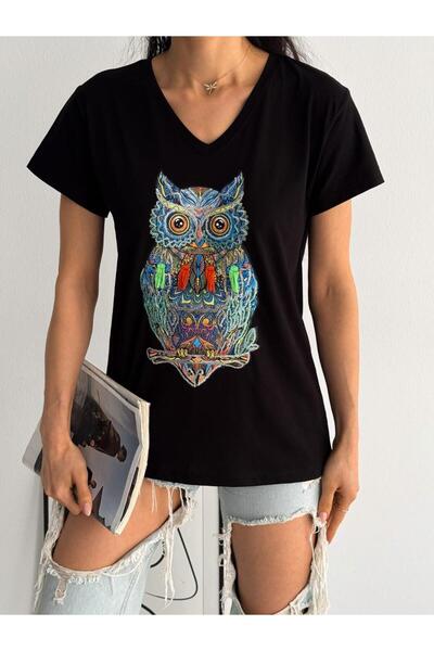 ONE WAY FASHION بلوزة نص كم مطرزة مصنوعة من قطن نخب أول 100%