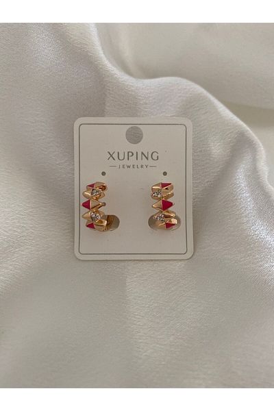 XUPING JEWELRY Minimal Hoop Steel Earrings