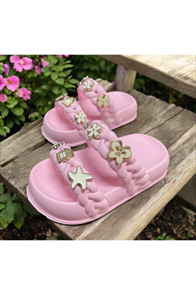 Hızlı Al Girl's Stone Slippers.Garden Beach Pool Stone Slippers Suitable for Daily Use