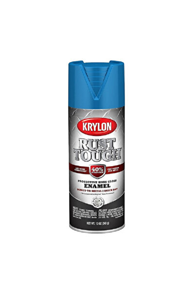 Krylon طلاء بخاخ سريع الجفاف من المينا عالي اللمعان مقاوم للصدأ، يُرش مباشرة ...