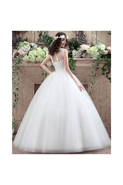 OEM Rochie de mireasa cu flori 3D