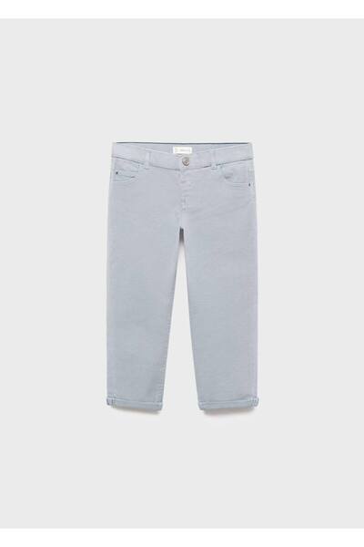 MANGO Baby İşleme detaylı jean pantolon