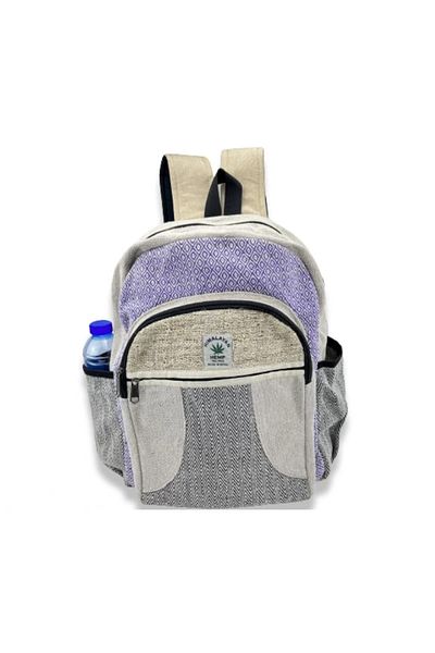 OEM Rucsac Himalayan Hemp model Geometric din fibre de Canepa, fabricat manual, Unisex