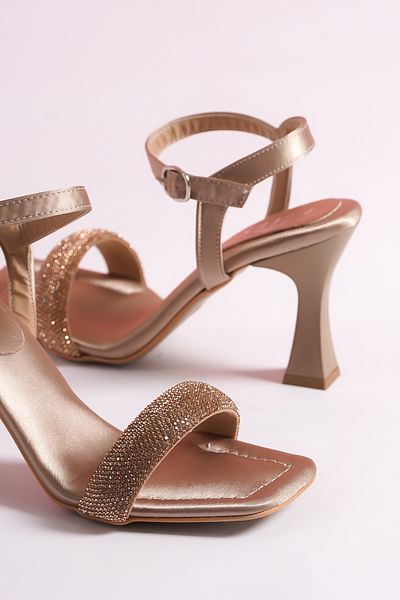 Hvz Chic Ankle Strap Stone Shoes Engagement Wedding Special Invitations (8cm)