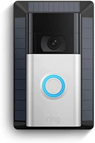 Ring شاحن يعمل بالطاقة الشمسية (الجيل الثاني) لأجراس الباب التي تعمل بالبطارية، جرس الباب Ring Video Doorbell (الجيل الثاني)