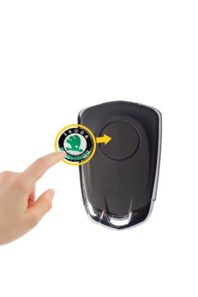 STİLİX GARAGE Skoda Octavia Kodiaq Fabia Superb Kamiq Karoq Remote Logo Yeti ...