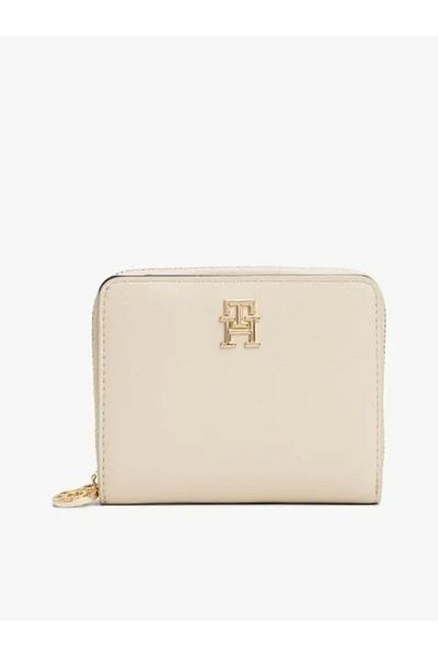 Tommy Hilfiger Th Dıstınct Med Za Women's Beige Wallet Aw0aw17473acı