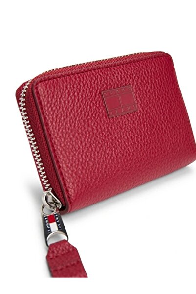 Tommy Hilfiger Tjw Must Small Za Women's Red Wallet Aw0Aw17642Xj9