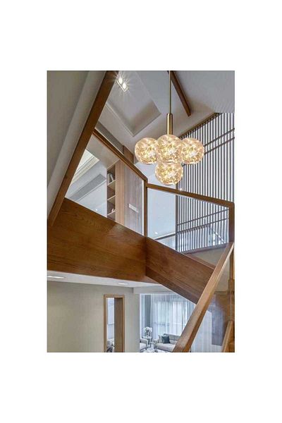 Jiju Led Chandelier Fireflies 36w D33cm Modern 3000k
