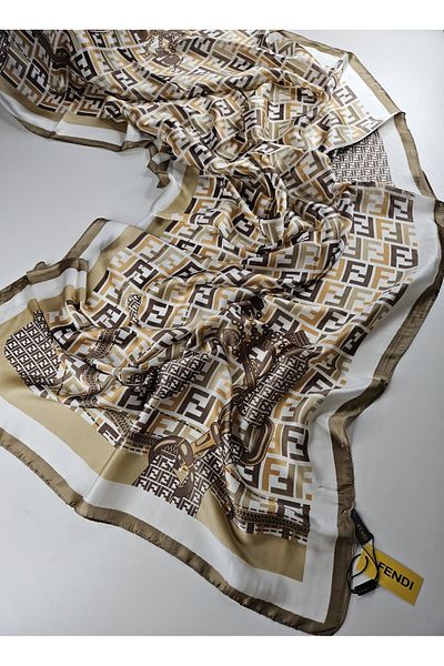 Webinay Home F Pattern Chain Pattern Voile Silk Shawl New Season Shawl Scraf Premium