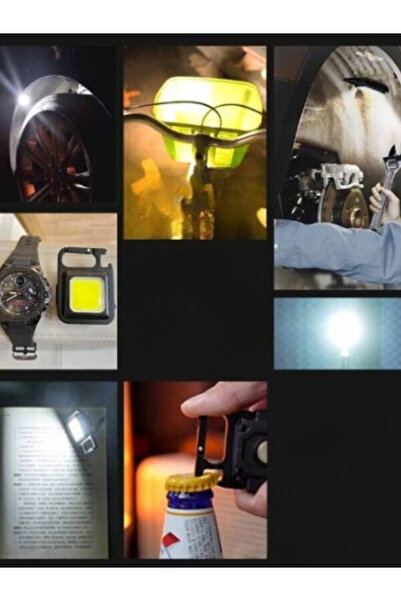 Klaus lanterna magnetica de buzunar tip breloc led 450 lm 200mAh Negru