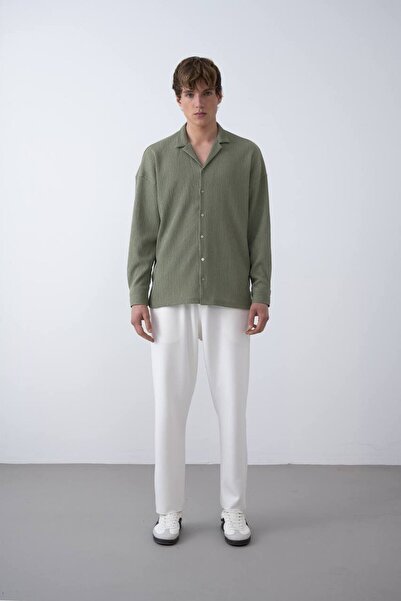 MARRAKECH Men's Crinkle Long Sleeve Shirt