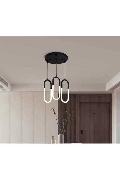 Jiju Led Chandelier With Remote Control D30cm Wifi 2.4g With Light/cold/warm/neutral Adjustable Intensity