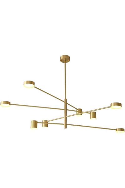 LightPlanet LED chandelier with 2.4G wifi remote control, light/cold/warm/neutral, adjustable intensity
