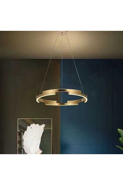 Jiju Led Chandelier With 2.4g Wifi Remote Control With 3 Functions Light/cold/warm/neutral
