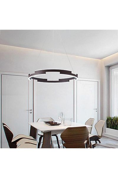 LightPlanet LED chandelier with 2.4G wifi remote control with 3 functions light/cold/warm/neutral