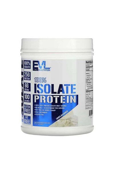 evlution nutrition 100% Isolate Protein Unflavored 1 lbs 454 g