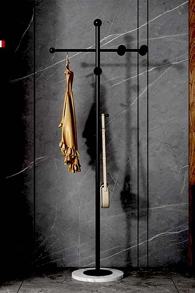 Generic Metal clothes hanger and rack with hooks