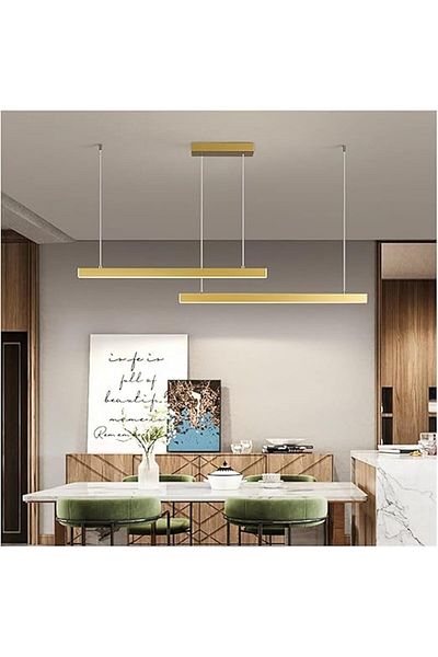 Sueva Minimalist LED Chandelier with 2.4G wifi Remote Control, light/cold/warm/neutral, adjustable intensity