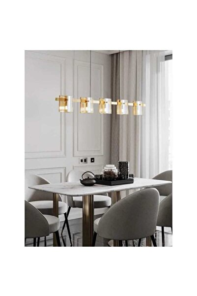 Jiju Led Modern Polish Gold Glass G9 X 9 Chandelier