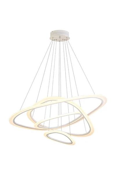 Jiju Led Chandelier With 2.4g Wifi Remote Control Light/cold/warm/neutral Adjustable Intensity