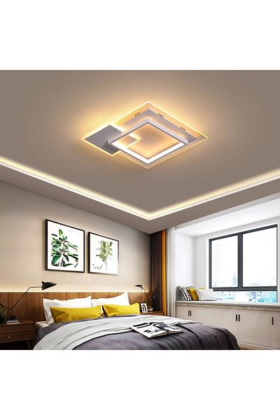 Sueva Brown LED Chandelier with 2.4G wifi Remote Control light/cold/warm/neutral adjustable intensity