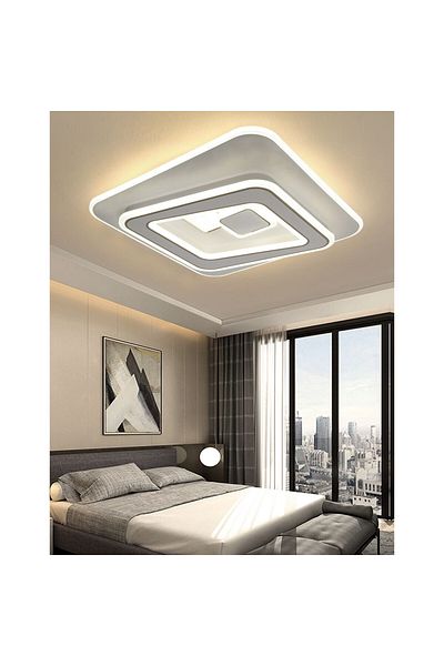 Jiju Modern Led Chandelier With 2.4g Wifi Remote Control Light/cold/warm/neutral Adjustable Intensity
