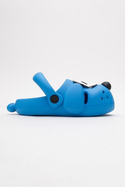 CCWAY AYAKKABI Children's Dog Sabo Slippers 21-28 Sax Blue