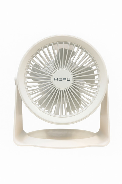 HEPU HP F06 Masa Üstü Şarjlı Vantilatör Hızlı Soğutma 2400 mAh Led Aydınlatma...