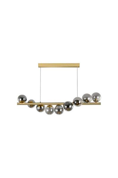 LightPlanet Lustra LED Gold Modern Nordic Fumriu 9 Bile
