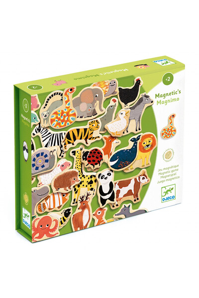 djeco Joc cu magneti Animale din intreaga lume, Djeco, gama play kids