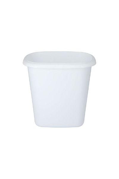 RUBBERMAID Rectangular Shaped Trash Can White 6 Liter