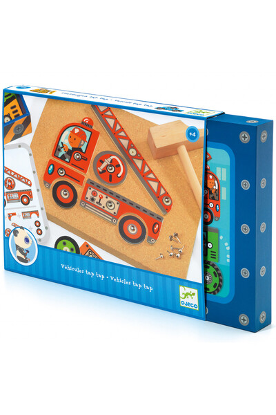djeco Joc de asamblat Vehicule Tap Tap, Djeco, selectie ultra kids