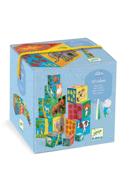 djeco Turn de construit Prietenii mei, Djeco, super distractiv
