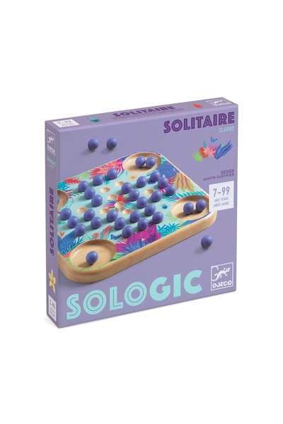 djeco Joc de logica Solitaire, Djeco, varianta kids classic
