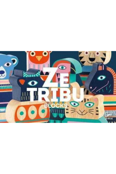 djeco Set de construit figurine animale Zetribu, Djeco, editie family